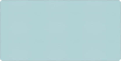 Bloss Light Blue Desk Mat, Large Mouse Pad, Leather Desk Blotter, Waterproof Desk Pad for Office Home Decor/31.5×15.7 Inch