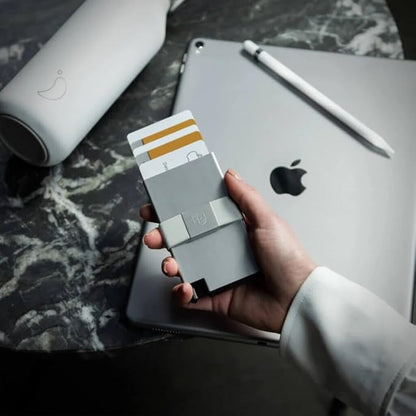 Ekster Aluminum Cardholder Wallet for Men | Metal Wallets with RFID Blocking Layer | Slim & Minimalist Aluminum Wallet with Push Button for Quick Card Access