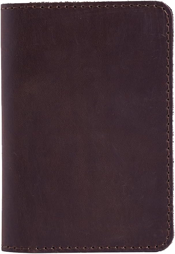 INCARNE US Leather Passport Holder for Travel - Passport Case - Passport Wallet for Men - Passport Cover for Women Sleeve Protector - Travel Essentials Vacation Luggage Travel Gifts - Vintage Brown