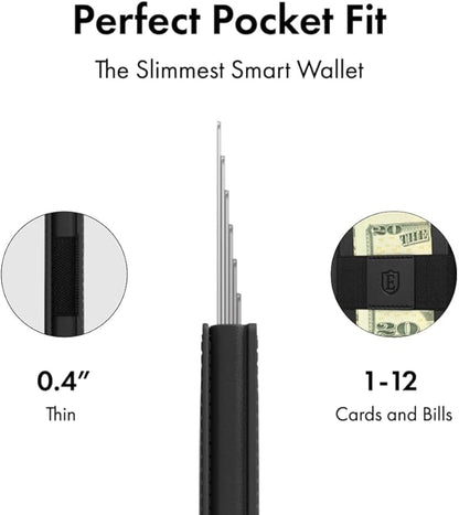 Ekster - Parliament Pop Up Minimalist Wallet for Men - Mens Wallets Leather - RFID Blocking Card Holder Wallet with Push Button and Card Ejection - Leather Wallet - Easy Access