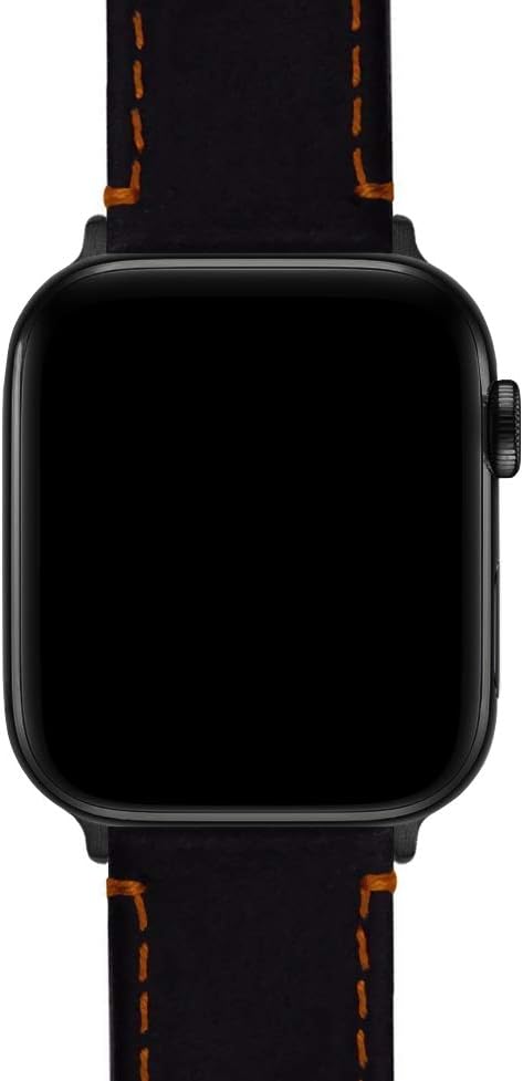 BARTON WATCH BANDS - Top Grain Leather Watch Bands Compatible with Apple Watch Models - 1, 2, 3, 4, 5, 6, 7, 8, 9, 10, SE, Ultra & Ultra 2