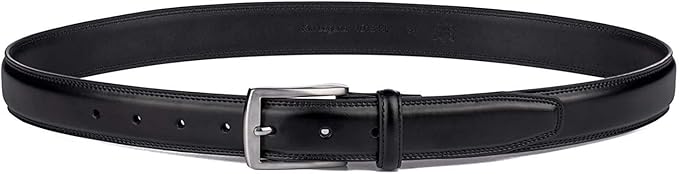 KM Legend Mens Genuine Leather Dress - Classic & Fashion For Work Business And Casual Belt
