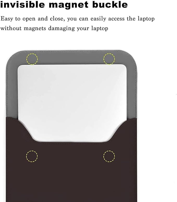 MOSISO Laptop Case 13.3 inch, 13-13.3 inch Laptop Sleeve Compatible with MacBook Neo 13 A18 Pro A3404 /Air 13/Pro 13/Pro 14 M5 M4 M3 M2 M1, Faux Suede Leather Case with Small Bag, Chestnut Brown