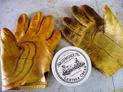 Skidmore’s Original Leather Cream, All Natural Non Toxic Water Repellent Formula Cleans, Conditions, and Protects your Leather, 16 Oz