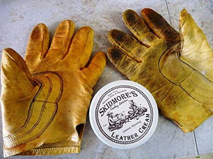 Skidmore’s Original Leather Cream, All Natural Non Toxic Water Repellent Formula Cleans, Conditions, and Protects your Leather, 16 Oz