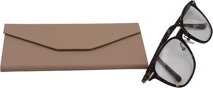 Real Sic Glasses Case for Men and Women - Magnetic Folding Hard Shell Sunglass Holder - Inspired by Solid Color