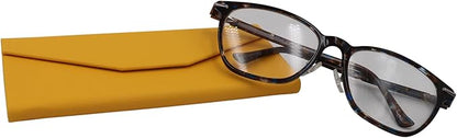 Real Sic Glasses Case for Men and Women - Magnetic Folding Hard Shell Sunglass Holder - Inspired by Solid Color