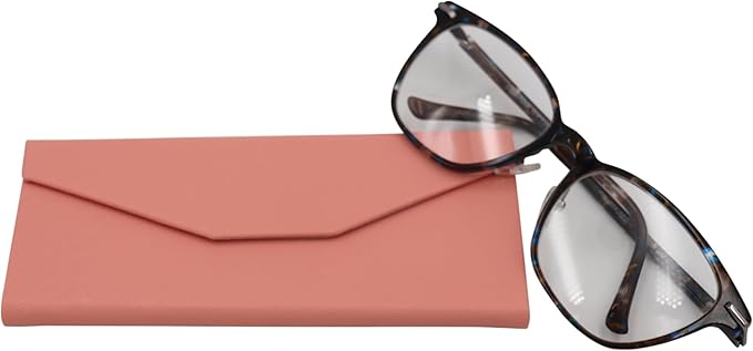 Real Sic Glasses Case for Men and Women - Magnetic Folding Hard Shell Sunglass Holder - Inspired by Solid Color