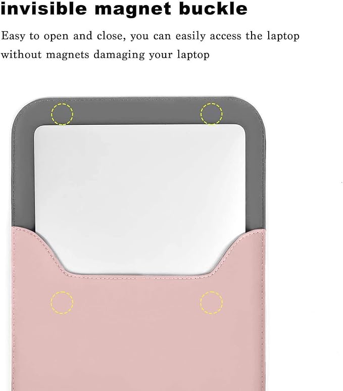 MOSISO Laptop Case 13.3 inch, 13-13.3 inch Laptop Sleeve Compatible with MacBook Neo 13 A18 Pro A3404 /Air 13/Pro 13/Pro 14 M5 M4 M3 M2 M1, Faux Suede Leather Case with Small Bag, Pink