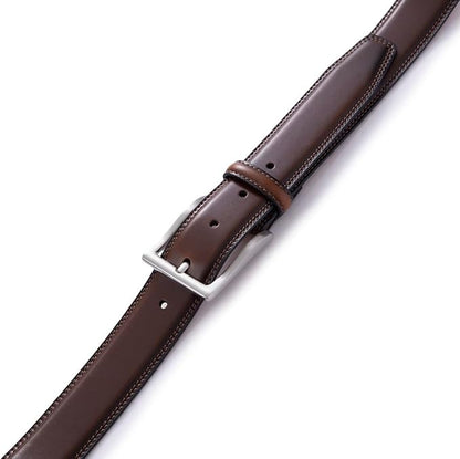 Fabio Valenti Genuine Leather Dress Belts For Men - Mens Belt For Suits, Jeans, Uniform With Single Prong Buckle