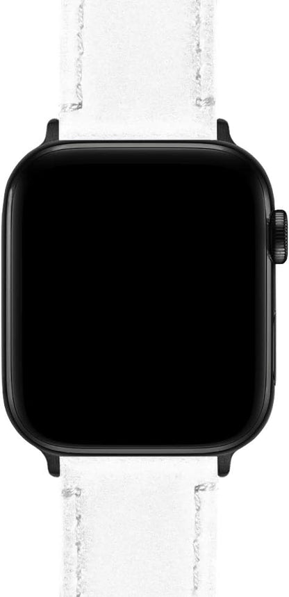 BARTON WATCH BANDS - Top Grain Leather Watch Bands Compatible with Apple Watch Models - 1, 2, 3, 4, 5, 6, 7, 8, 9, 10, SE, Ultra & Ultra 2