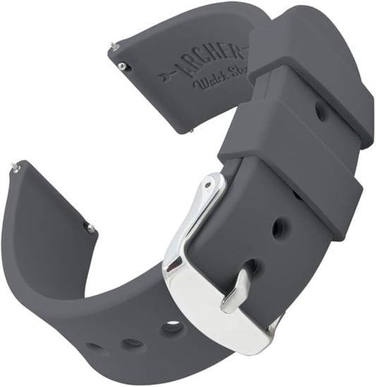 Archer Watch Straps - Soft Silicone Quick Release Watch Bands