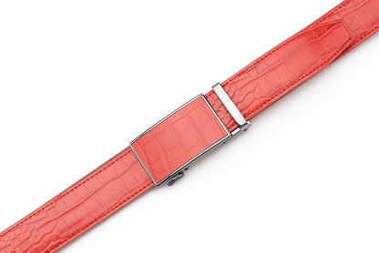 Fabio Valenti Mens Belt,Ratchet Belt Dress with 1 3/8" Genuine Leather with Easier Adjustable Buckle, Trim to Fit
