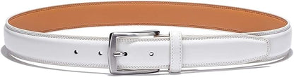 KM Legend Mens Genuine Leather Dress - Classic & Fashion For Work Business And Casual Belt