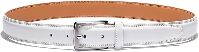 KM Legend Mens Genuine Leather Dress - Classic & Fashion For Work Business And Casual Belt