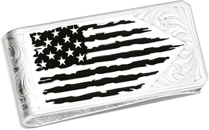 Montana Silversmiths Made in the USA Western Lifestyle Money Clip (American Made Strength)