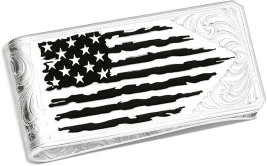 Montana Silversmiths Made in the USA Western Lifestyle Money Clip (American Made Strength)