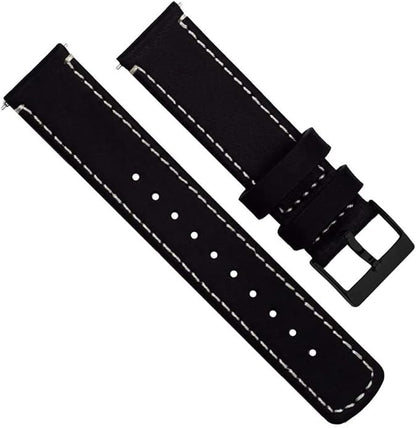 BARTON WATCH BANDS - Top Grain Leather Watch Bands Compatible with Apple Watch Models - 1, 2, 3, 4, 5, 6, 7, 8, 9, 10, SE, Ultra & Ultra 2