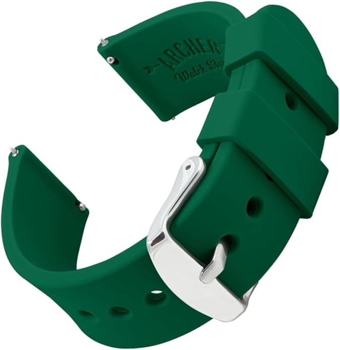 Archer Watch Straps - Soft Silicone Quick Release Watch Bands