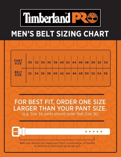 Timberland PRO Men's Timberland Pro Men's 38mm Boot Leather Belt