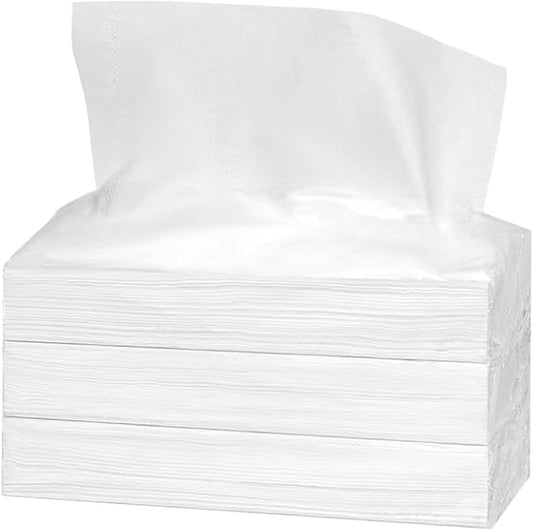 Car Tissue Holder, Sun Visor Napkin Holder, Visor Tissue Holder, Luxury PU Leather Backseat Tissue Case Holder (Car Tissues - 3 Pack (3-Ply 70 Sheets/Pack))