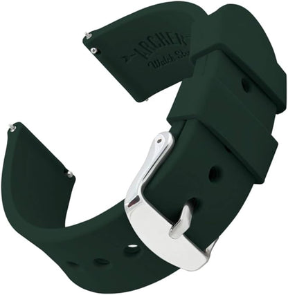 Archer Watch Straps - Soft Silicone Quick Release Watch Bands