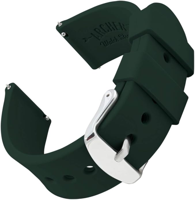 Archer Watch Straps - Soft Silicone Quick Release Watch Bands