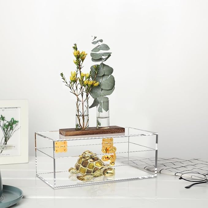 8668 Multi-purpose Storage Boxes. Modern Acrylic Decorative Boxes to store Jewelries, Accessories, Keepsakes.