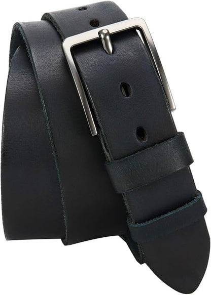 DOOPAI Men's Genuine Leather Casual Belt -Full Grain Leather Belt for Men- 1.5" Handmade Jeans Belt with Gift Box