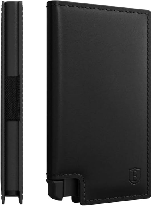 Ekster - Parliament Pop Up Minimalist Wallet for Men - Mens Wallets Leather - RFID Blocking Card Holder Wallet with Push Button and Card Ejection - Leather Wallet - Easy Access