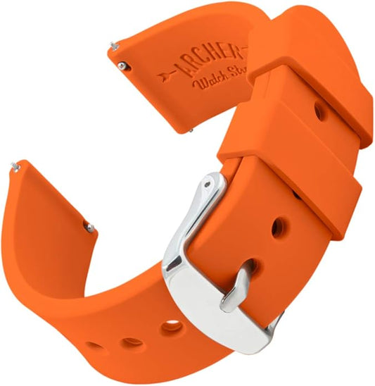 Archer Watch Straps - Soft Silicone Quick Release Watch Bands