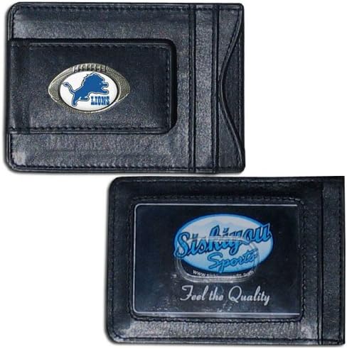 NFL Leather Money Clip Cardholder