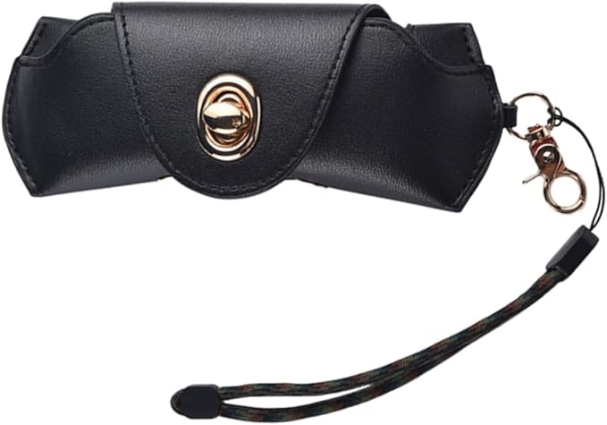 Vintage Leather Sunglasses Case, Portable Protective Case for Glasses Unisex Glasses Pouch Spectacles Organizer