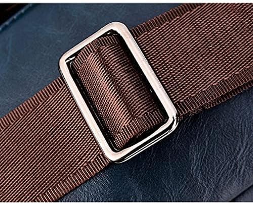 Hebetag Leather Sling Bag Crossbody Backpack for Men Women Travel Outdoor Camping