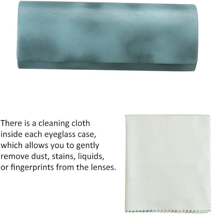 VisionGlobal Hard Shell Eyeglass Case for Eyeglasses and Sunglasses for Men/Women and Kids