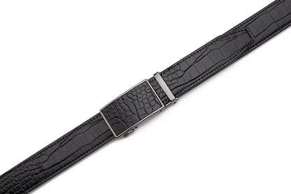 Fabio Valenti Mens Belt,Ratchet Belt Dress with 1 3/8" Genuine Leather with Easier Adjustable Buckle, Trim to Fit
