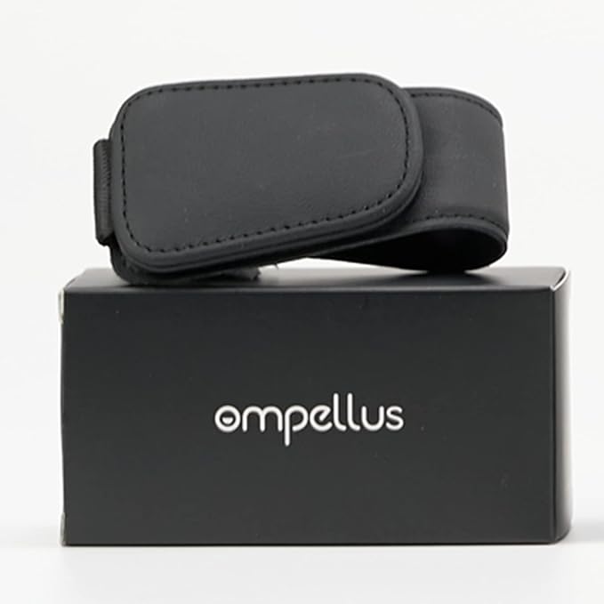 Magnetic Leather Sunglass Holder, Eyeglass Hanger Clip for Car Sun Visor, Suitable for Different Size Eyeglasses(Black, 1 Pack)