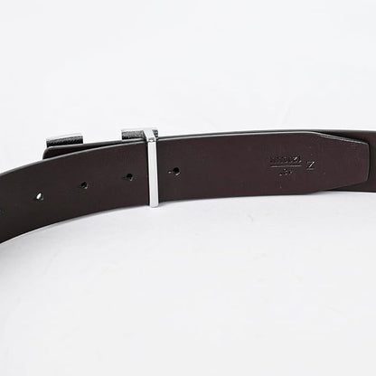 Aurolran Men&Womens Leather Dress Belt Business Automatic Buckle Belt Color-Black Silver Gold