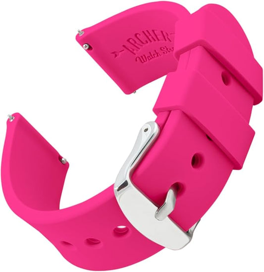 Archer Watch Straps - Soft Silicone Quick Release Watch Bands