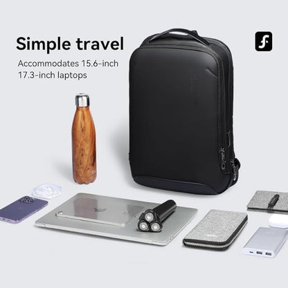 MARK RYDEN Slim Laptop Backpack for Men, High Tech Backpack with Scratch Resistant Shell and USB Charging Port, Waterproof Business Backpack Ideal for Working, Commuting, Daily (20L for 15.6" Laptop)