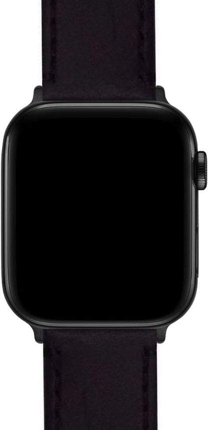 BARTON WATCH BANDS - Top Grain Leather Watch Bands Compatible with Apple Watch Models - 1, 2, 3, 4, 5, 6, 7, 8, 9, 10, SE, Ultra & Ultra 2
