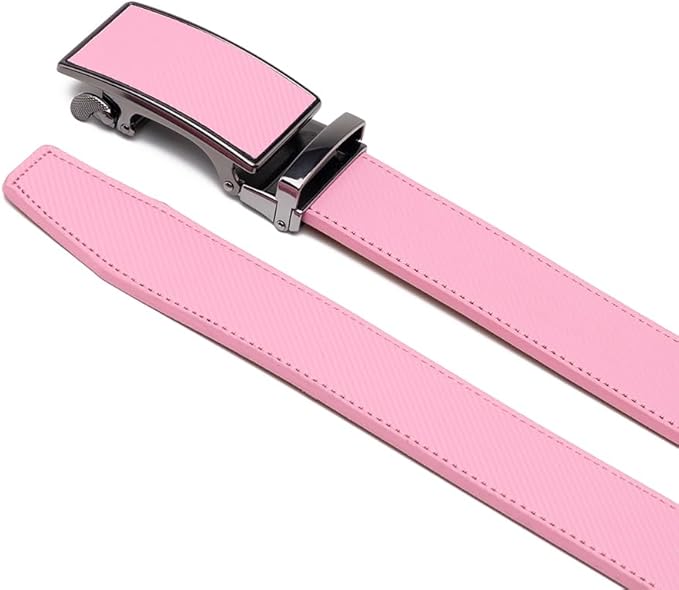 Fabio Valenti Mens Belt,Ratchet Belt Dress with 1 3/8" Genuine Leather with Easier Adjustable Buckle, Trim to Fit