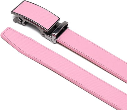 Fabio Valenti Mens Belt,Ratchet Belt Dress with 1 3/8" Genuine Leather with Easier Adjustable Buckle, Trim to Fit