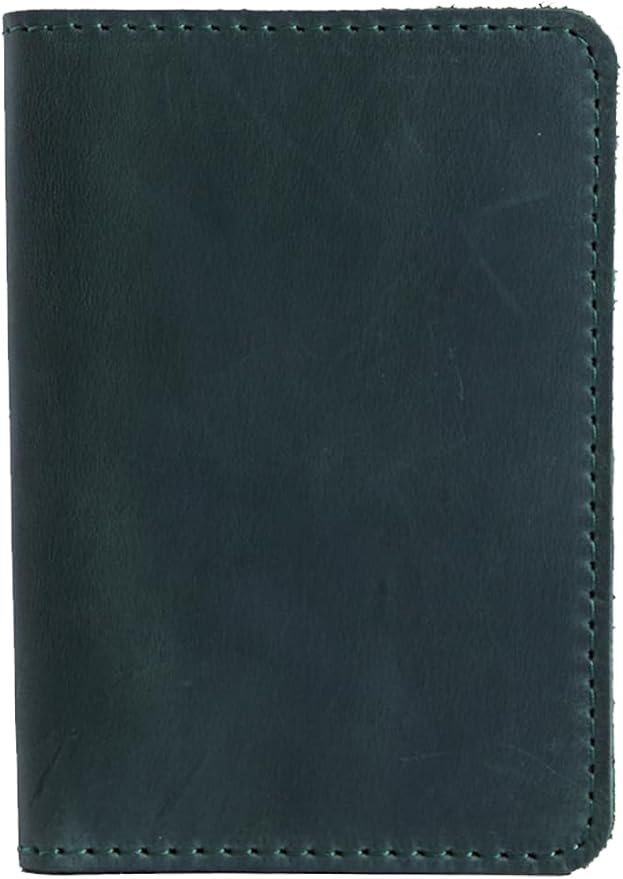 INCARNE US Leather Passport Holder for Travel - Passport Case - Passport Wallet for Men - Passport Cover for Women Sleeve Protector - Travel Essentials Vacation Luggage Travel Gifts - Vintage Green