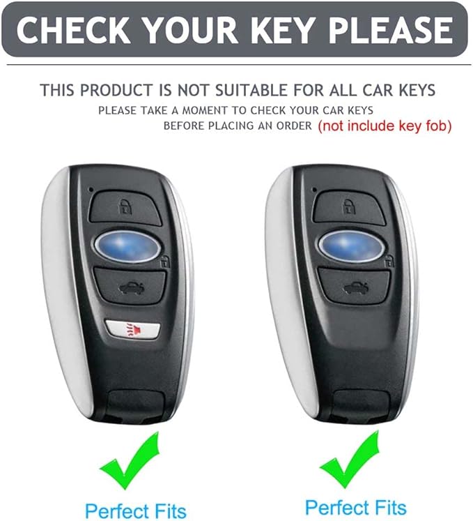 for Subaru Forester Outback Key Fob Cover with Keychain, for Forester Outback BRZ Legacy CrossTrek Premium Soft TPU 360 Degree Protection Key Case Remote Key Holder (Size B-Green)