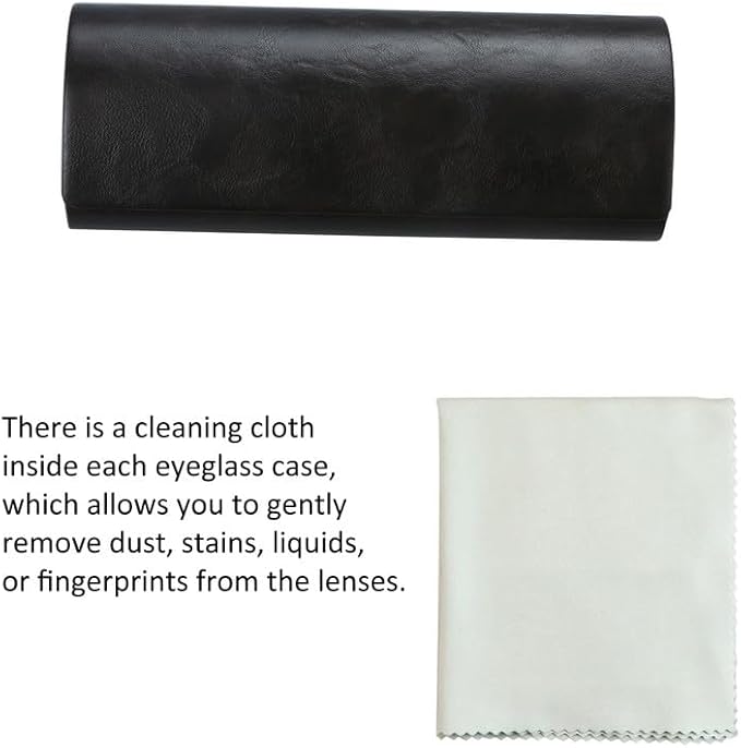 VisionGlobal Hard Shell Eyeglass Case for Eyeglasses and Sunglasses for Men/Women and Kids
