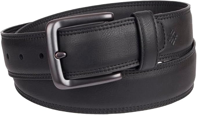 Columbia Men's Casual Everyday Leather Belt – Jeans, Chinos and Daily Wear