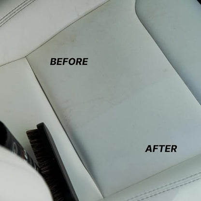PROPER DETAILING CO. Car Leather Cleaner and Conditioner, Clean and Protect for long lasting leather, 9 Piece Deluxe Leather Care kit for professional results, leather car cleaner, conditioner leather