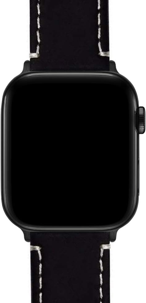 BARTON WATCH BANDS - Top Grain Leather Watch Bands Compatible with Apple Watch Models - 1, 2, 3, 4, 5, 6, 7, 8, 9, 10, SE, Ultra & Ultra 2