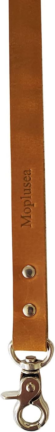 Genuine Leather Lanyards For Id Badges Holder And Keys Boho Neck Lanyard With Clip For Women Men Office Teachers